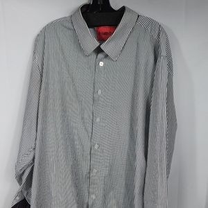 Insomnia by Manzini Striped Button up Shirt